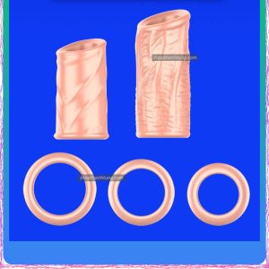 combo 5 món 2 đôn khúc giữa và 3 vòng đeo dương vật