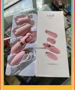 Trứng rung Lilo cao cấp bộ 4 trứng rung, quạt, liếm, thổi hút
