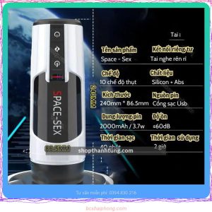 Alternative view of Âm đạo giả tự động Space Sex tại Hải Phòng Thụt – rung – rên – tỏa nhiệt