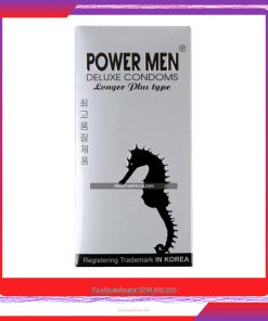 Bao Cao Su Chống Xuất Tinh Sớm Power Men Longer Plus Hộp 12 Chiếc