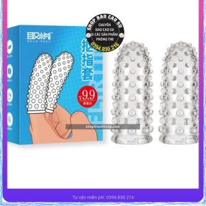 Bao Cao Su Ngón Tay Gai Silicon hộp 2c
