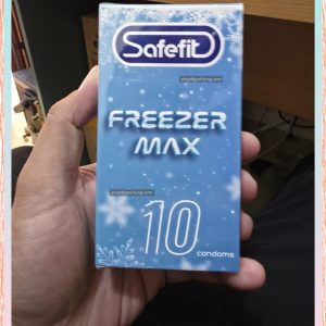 Bao cao su Safefit Freezer Max - siêu mỏng, mát lạnh bạc hà, giúp truyền nhiệt nhanh