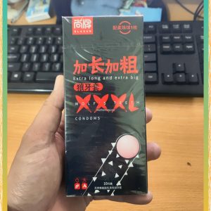 Bao cao su gai bi 3cm XXXL to hơn dài hơn, hộp 10c