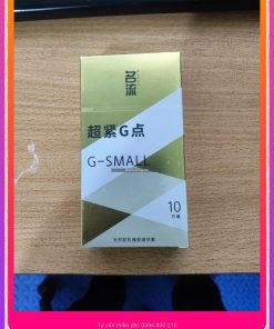 Bao cao su nhỏ size 45mm Gsmall  siêu mỏng có gai hộp 10 cái
