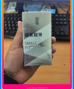 Bao cao su nhỏ size 45mm small fit siêu mỏng TRƠN, hộp 10 cái