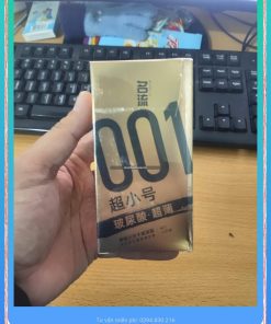 Bao cao su size nhỏ 45mm SMALL 001 gel bôi trơn, kéo dài thời gian
