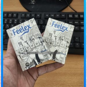 Combo 2 hộp Bao cao su Feelex Bigdot Gân Gai Có 6 Bi