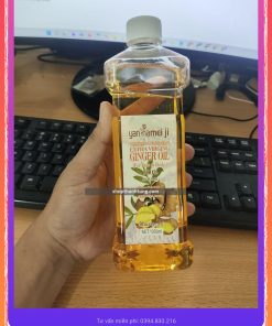 Dầu massage body toàn thân làm ấm cơ thể 500ml gừng thơm dịu nhẹ trơn tay
