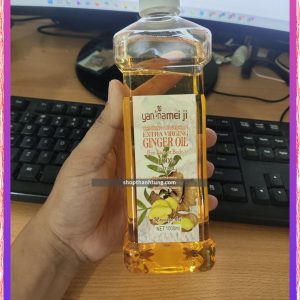 Dầu massage body toàn thân làm ấm cơ thể 500ml gừng thơm dịu nhẹ trơn tay