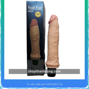 Dương vật giả reel feel siêu mềm mịn, rung