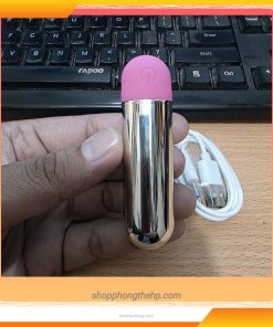 Que rung mini cầm tay silicon rung 10 chế độ 1844