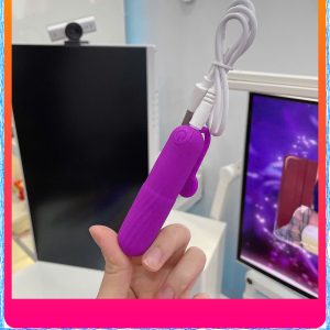 Que rung mini cầm tay silicon rung 10 chế độ