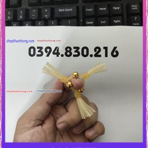 râu rồng silicon 3 râu 3 bi vàng
