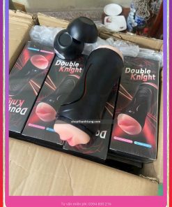 Âm đạo giả 2 đầu có rung double knight