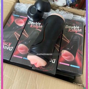 Âm đạo giả 2 đầu có rung double knight