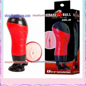 Âm đạo giả gắn tường rung rên Crazy bull Delia