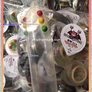 Combo 5c bao cao su 9 bi nhiều màu