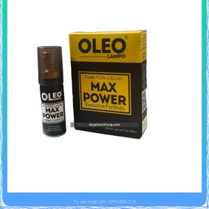 Alternative view of chai Xịt Kéo Dài Thời Gian Oleo Lampo Max Power tại Hải Phòng
