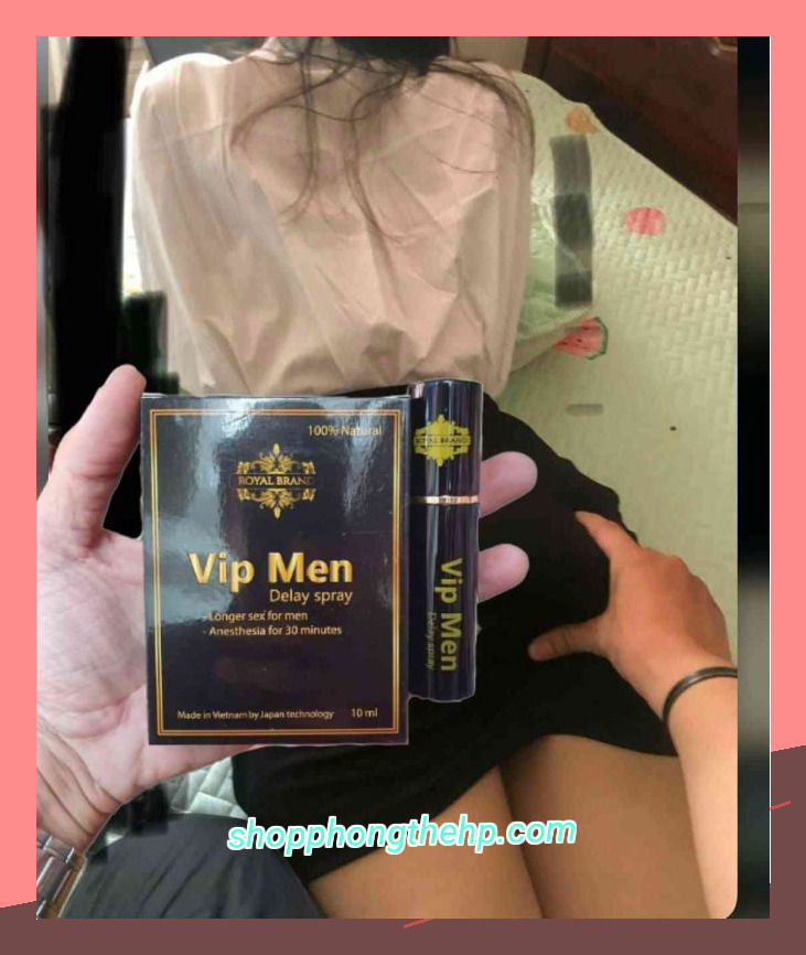 Mẫu chai thuoc xit vipmen theo phong cách chuyên nghiệp
