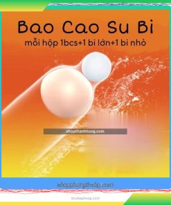 combo 5 bao cao su 2 bi ở đầu