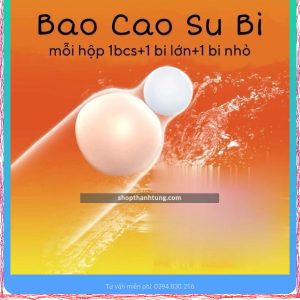combo 5 bao cao su 2 bi ở đầu