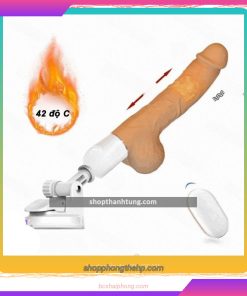 Dương vật giả gắn tường rung thụt Scimitar
