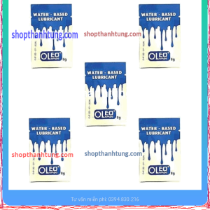 combo 5 gói gel bôi trơn dạng gói oleo 8ml