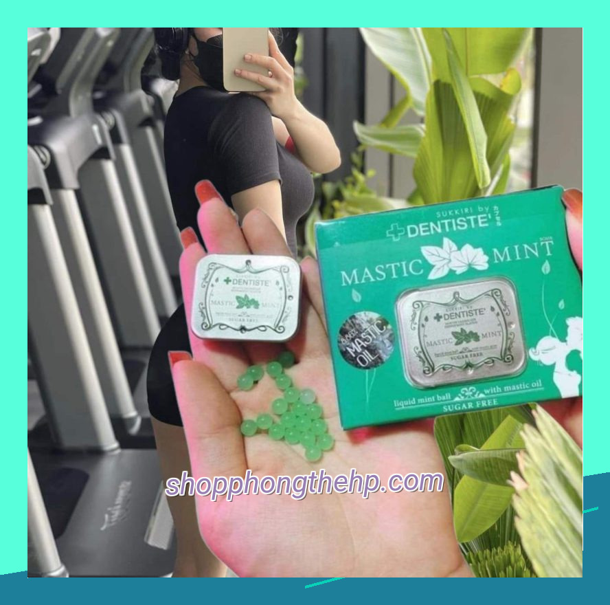 Hình minh họa keo love mint masticmint được thể hiện sinh động