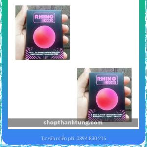 combo 2 chiếc Bao Cao Su Rhino Gold 9 Bi Lớn