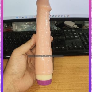 Dương vật giả silicon cầm tay rung 7721