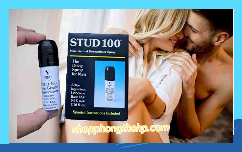 Sản phẩm thuoc xit stud 100 62 được thể hiện sinh động