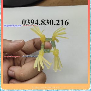 râu rồng silicon 4 râu 8 bi