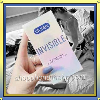 Nội dung về bao cao su durex invisible 238 với bố cục hài hòa