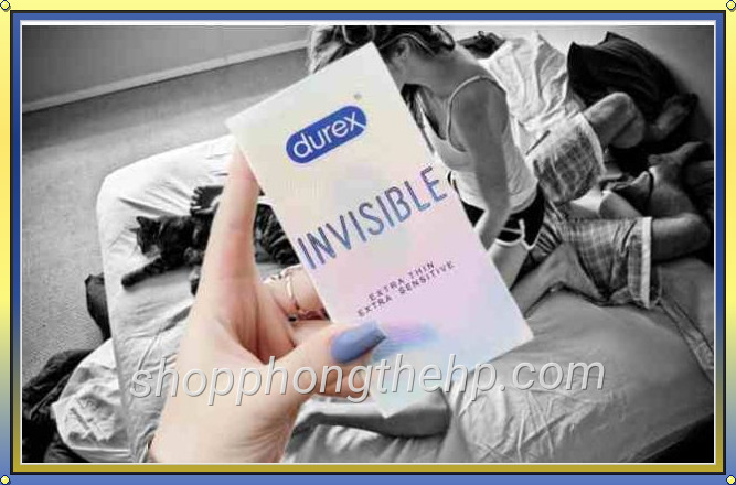 Nội dung về bao cao su durex invisible 238 với bố cục hài hòa